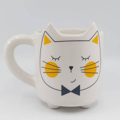 PAPYON KEDİ-KEDİ KUPA - TRANSPARAN SAP - 1