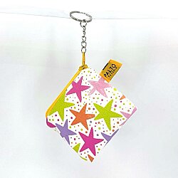 PASTEL RENKLİ YILDIZLAR-CHARM ANAHTARLIK - TEKLİ - 