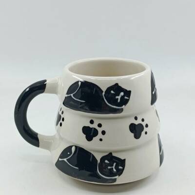 PATİLİ KEDİLER - 3D-ÇAM KUPA - 3D - 1