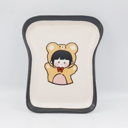 PEMBE BENEKLİ KIZ ÇOCUĞU-NOVA TOST TABAĞI - TRANSPARAN GÖVDE - 