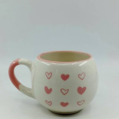 PEMBE KALP BEYAZ KALP-BALON KUPA - PEMBE SAP PEMBE TURNET - 1