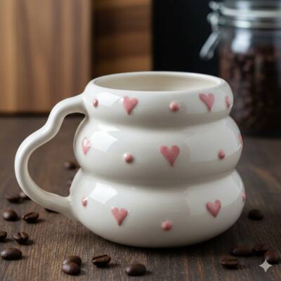 PEMBE KALPLER SARMAL - 3D-KOVAN KUPA - 3D - 1