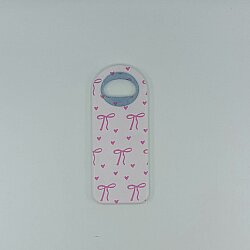 PEMBE KALPLİ KURDELELER-DİKEY AÇACAK MAGNET - TEKLİ - 