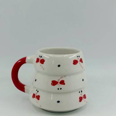 PEMBE KELEBEKLER - 3D-ÇAM KUPA - 3D - 1