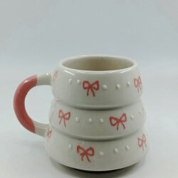 PEMBE KURDELE - 3D-ÇAM KUPA - 3D - 