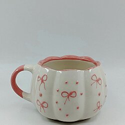 PEMBE KURDELE - 3D-ÇİÇEK KUPA - 3D - 