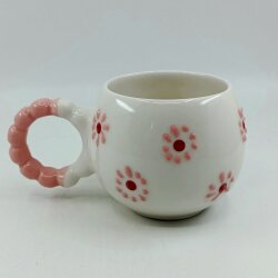 PEMBE PAPATYALAR - 3D-PUF KUPA - 3D - 