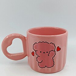 PEMBE PUPPY-EROS KUPA - PEMBE SAP PEMBE GÖVDE - 
