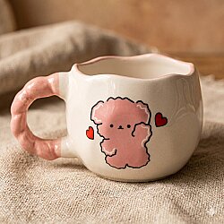PEMBE PUPPY-NİVA KUPA - PEMBE SAP PEMBE TURNET - 