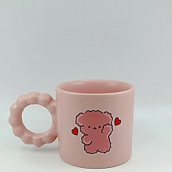 PEMBE PUPPY-PRENSES KUPA - PEMBE GÖVDE PEMBE SAP - 