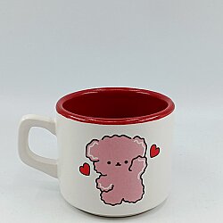 PEMBE PUPPY-VENUS KUPA - KIRMIZI İÇ - 