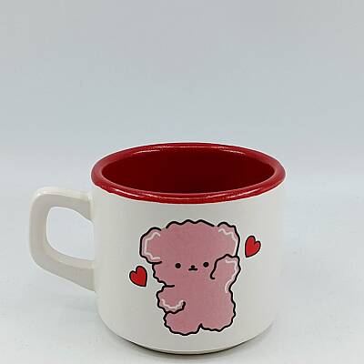 PEMBE PUPPY-VENUS KUPA - KIRMIZI İÇ - 1