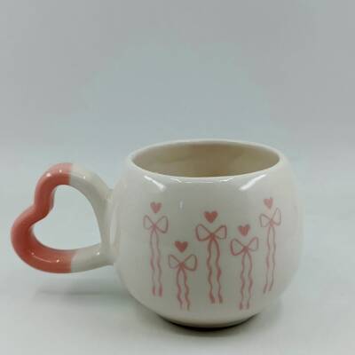 PEMBE UZUN KURDELELER-AMOUR KUPA - PEMBE SAP - 1