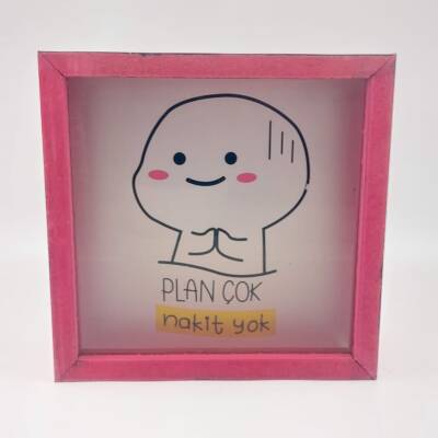 PLAN ÇOK NAKİT YOK-KARE KUMBARA - TEKLİ - 1