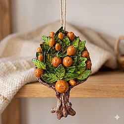 PORTAKAL AĞACI - 3D-DEKORATİF SÜS - 3D BÜYÜK BOY - 