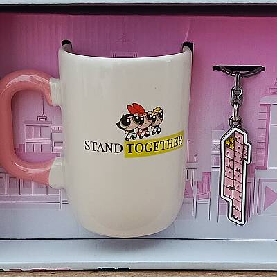 POWERPUFF GIRLS-LİSANSLI KUPA ANAHTARLIK SET - TEKLİ - 1