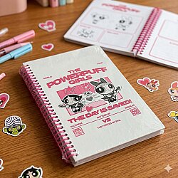 POWERPUFF GIRLS THE DAY IS SAVED-SPİRALLİ DEFTER - TEKLİ - 