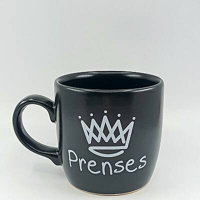 PRENSES-KAMPANYALI KUPA - BODUR SİYAH - 1