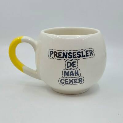 PRENSESLER DE NAH ÇEKER-BALON KUPA - SARI SAP - 1