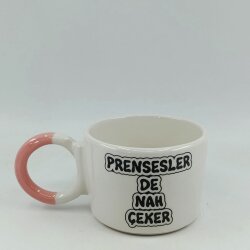 PRENSESLER DE NAH ÇEKER-DÜĞÜM KUPA - PEMBE SAP - 