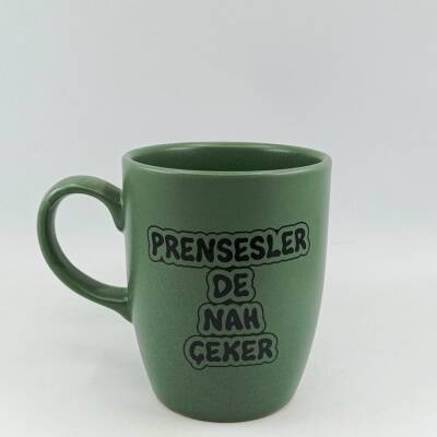 PRENSESLER DE NAH ÇEKER-OVAL KUPA - YEŞİL SAP YEŞİL GÖVDE YEŞİL İÇ - 1