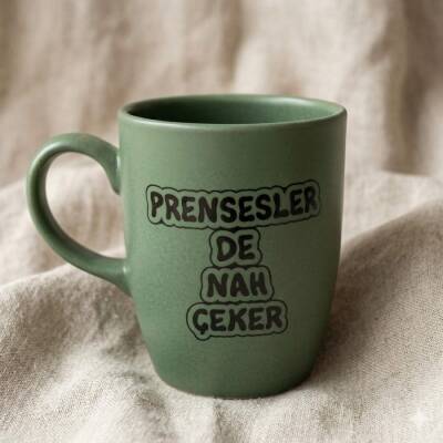 PRENSESLER DE NAH ÇEKER-OVAL KUPA - YEŞİL SAP YEŞİL GÖVDE YEŞİL İÇ - 1