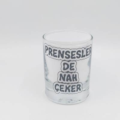PRENSESLER DE NAH ÇEKER-SHOT BARDAĞI - ŞEFFAF - 1