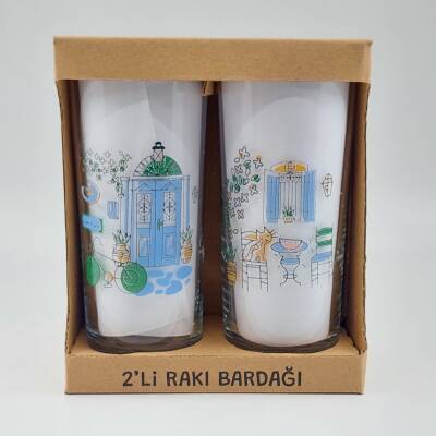 PT.30 & PT.33-İKİLİ RAKI BARDAĞI - ŞEFFAF - 1