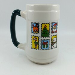 PULLAR-SERAMİK BİRA BARDAĞI - YEŞİL SAP - 