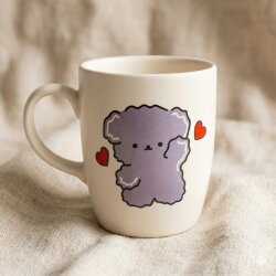 PUPPY-OVAL KUPA - TRANSPARAN SAP - 