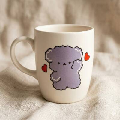 PUPPY-OVAL KUPA - TRANSPARAN SAP - 1