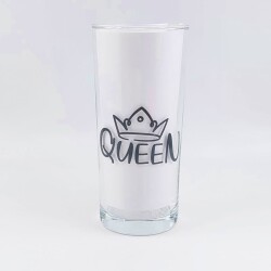 QUEEN-RAKI BARDAĞI - ŞEFFAF - 