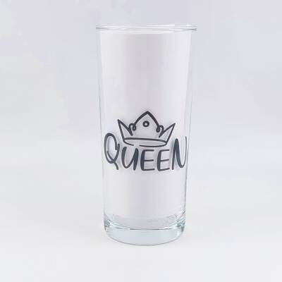 QUEEN-RAKI BARDAĞI - ŞEFFAF - 1