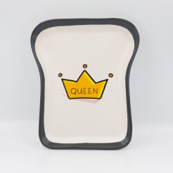 QUEEN- TAÇLI-NOVA TOST TABAĞI - TRANSPARAN GÖVDE - 