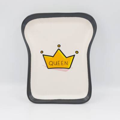 QUEEN- TAÇLI-NOVA TOST TABAĞI - TRANSPARAN GÖVDE - 1