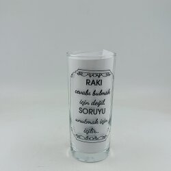 RAKI CEVABI BULMAK ICIN DEĞIL-RAKI BARDAĞI - ŞEFFAF - 