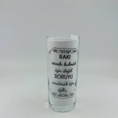 RAKI CEVABI BULMAK ICIN DEĞIL-RAKI BARDAĞI - ŞEFFAF - 1