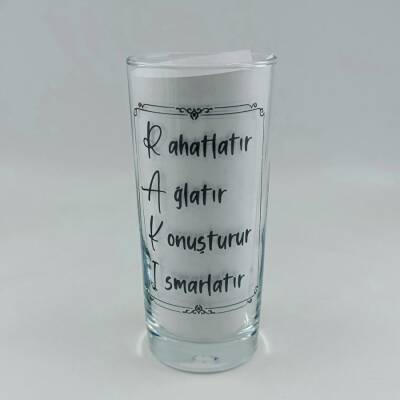 R.A.K.I.-RAKI BARDAĞI - ŞEFFAF - 1