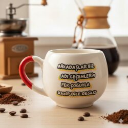 RAKİP BİLE DEĞİLİZ - BALON KUPA - KIRMIZI SAP - 