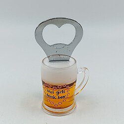 REAL GIRLS DRINK BEER-BİRA MAGNET - TEKLİ - 