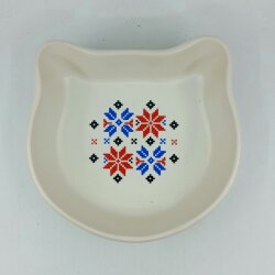 RENKLİ PİKSEL KARTANELERİ-KEDİ MAMA KABI - TRANSPARAN - 