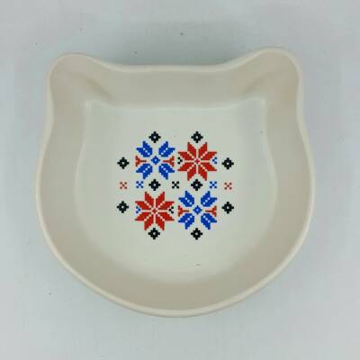 RENKLİ PİKSEL KARTANELERİ-KEDİ MAMA KABI - TRANSPARAN - 1