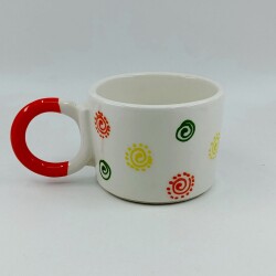 RENKLİ SPİRALLER - 3D-DÜĞÜM KUPA - 3D - 