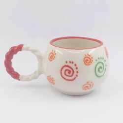 RENKLİ SPİRALLER - 3D-ÖRGÜLÜ BALONCUK KUPA - 3D - 