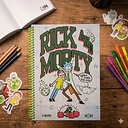 RICK AND MORTY C-132-SPİRALLİ DEFTER - TEKLİ - 