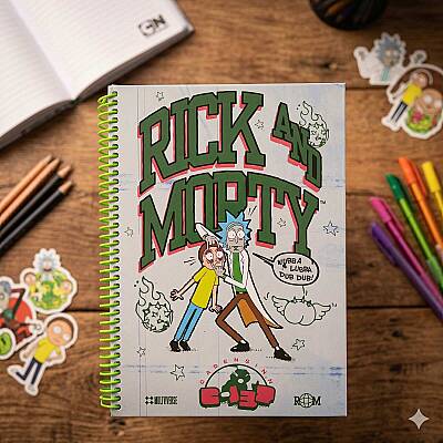 RICK AND MORTY C-132-SPİRALLİ DEFTER - TEKLİ - 1