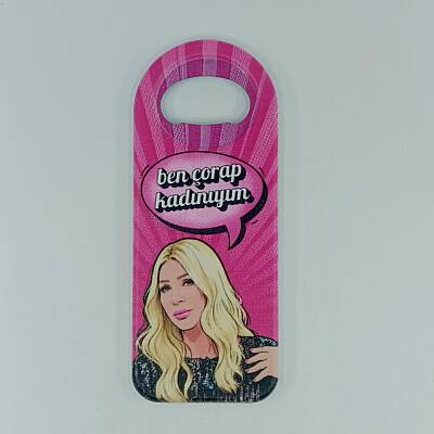 S- BEN ÇORAP KADINIYIM -DİKEY AÇACAK MAGNET - TEKLİ - 1