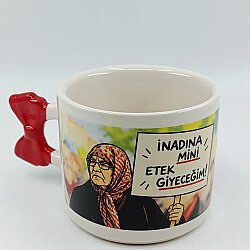 S-MİNİ ETEK-DİJİTAL BASKI KUPA - KURDELE KUPA - 