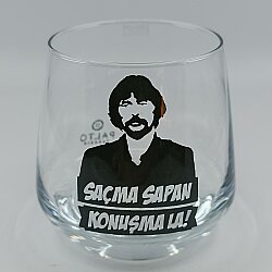 SAÇMA SAPAN KONUŞMA LA-VİSKİ BARDAĞI - ŞEFFAF - 