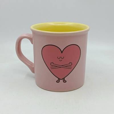 SAFE LOVE-İDA KUPA - PEMBE SAP PEMBE GÖVDE SARII İÇ - 1